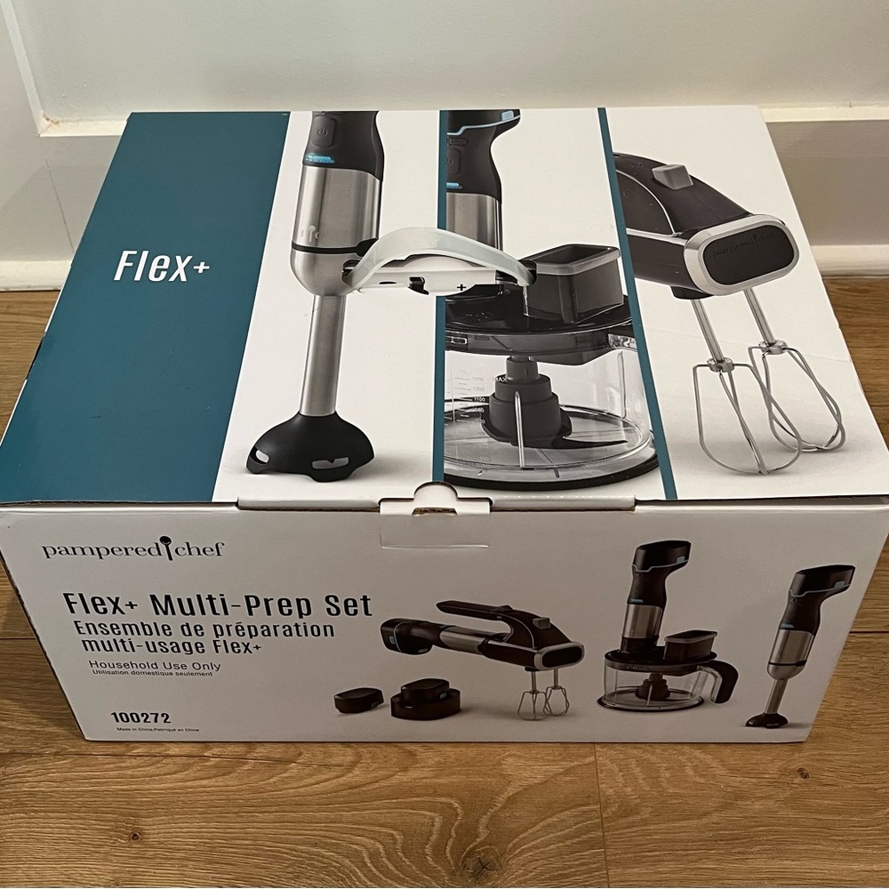 NIB Pampered Chef Flex + Multi Prep Set